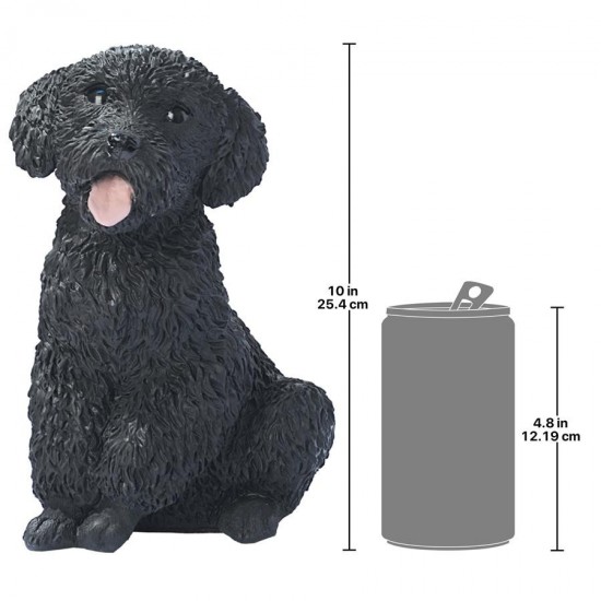 Design Toscano Black Poodle Puppy Statue