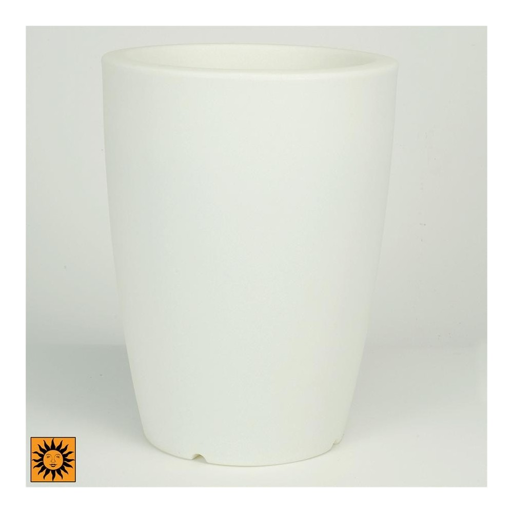 Design Toscano White Cielo Round Pot Height 19.5 inch