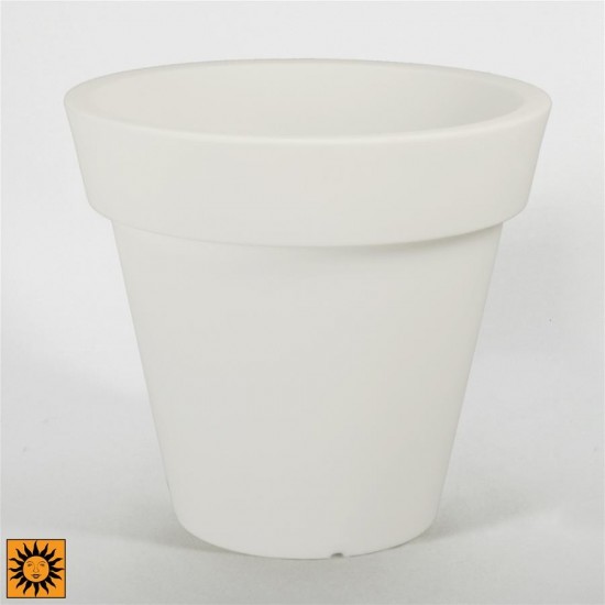 Design Toscano White Terme Conical Pot 11.5 inch