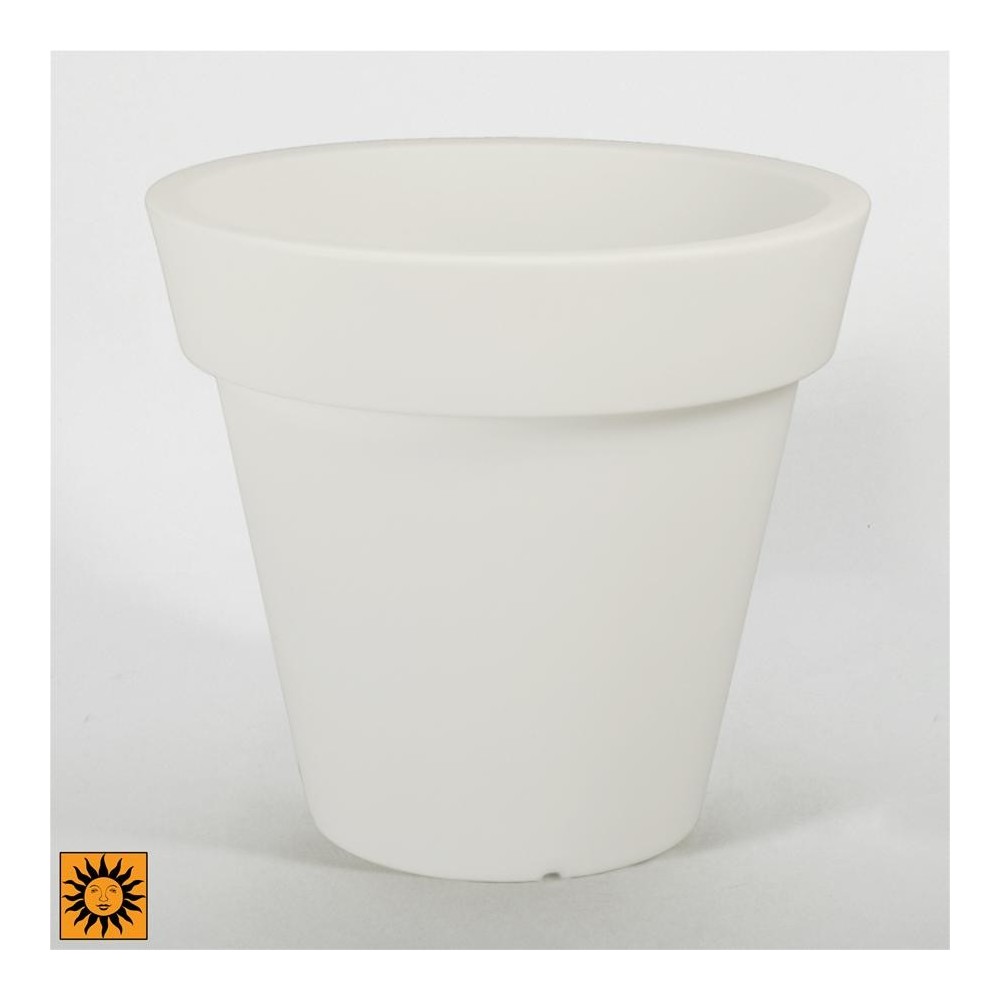 Design Toscano White Terme Conical Pot 11.5 inch