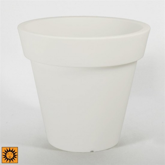 Design Toscano White Terme Conical Pot 23.5 inch