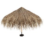 Design Toscano Tropical Thatch Umbrella Cover