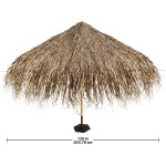 Design Toscano Tropical Thatch Umbrella Cover