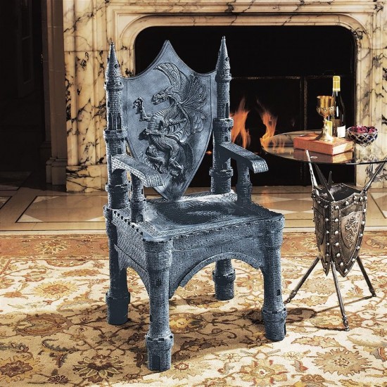 Design Toscano Dragon Of Upminster Castle Throne