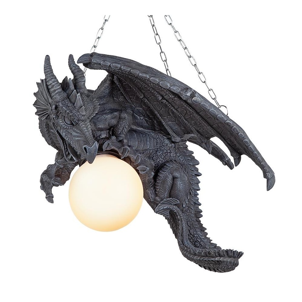 Design Toscano Nights Fury Dragon Lamp