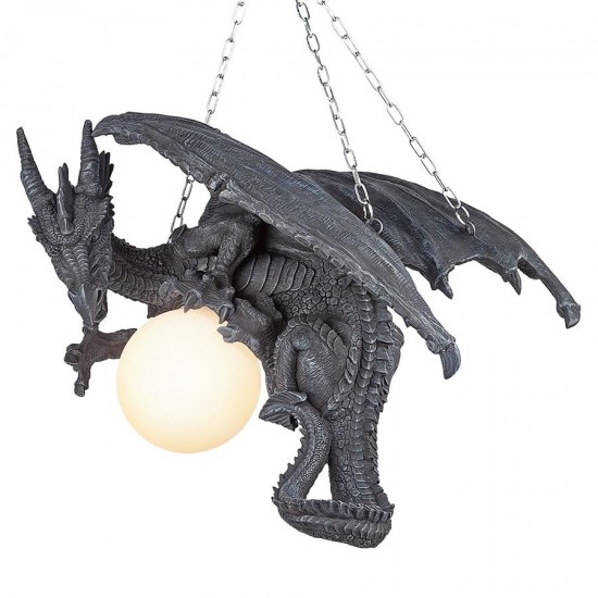 Design Toscano Nights Fury Dragon Lamp