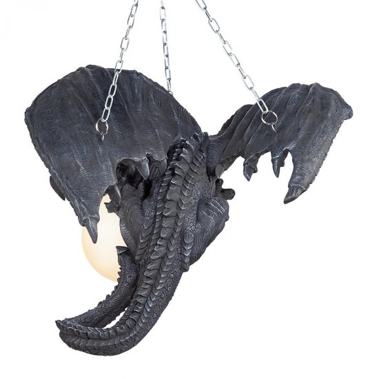 Design Toscano Nights Fury Dragon Lamp