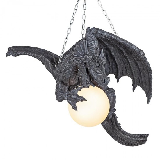 Design Toscano Nights Fury Dragon Lamp