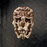 Design Toscano Memento Mori Gothic Death Skull Sculpture By Monte