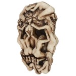 Design Toscano Memento Mori Gothic Death Skull Sculpture By Monte