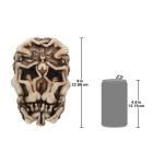 Design Toscano Memento Mori Gothic Death Skull Sculpture By Monte