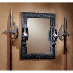 Design Toscano Twin Sentinel Dragons Mirror