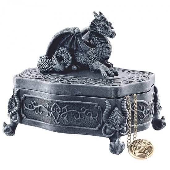 Design Toscano Dragon Of Glenshire Lidded Box