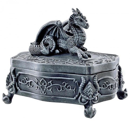 Design Toscano Dragon Of Glenshire Lidded Box
