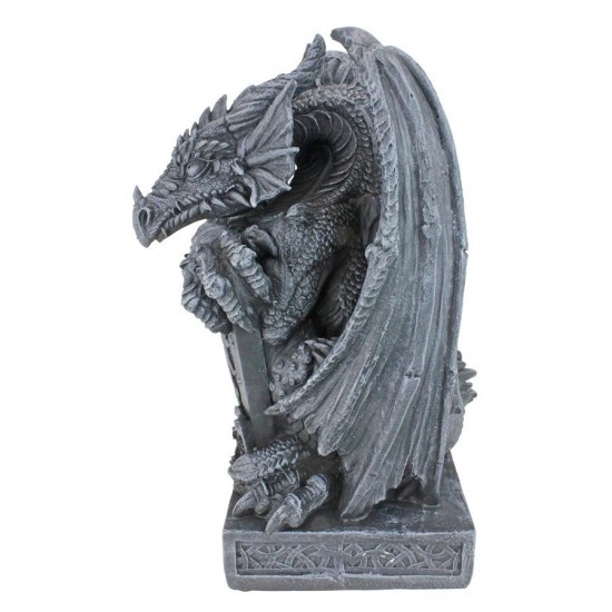 Design Toscano Shield Arthurian Dragon
