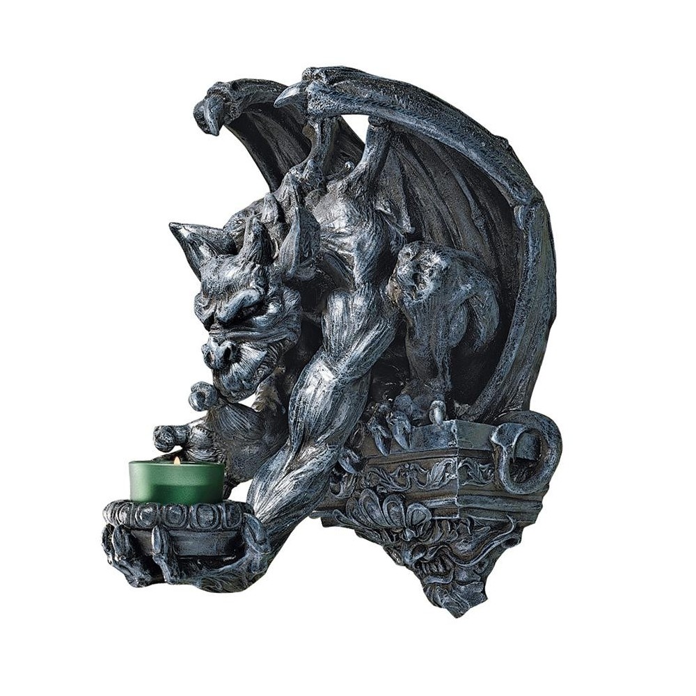Design Toscano Whitechapel Manor Gargoyle Wall Sconce Design Toscano Whitechapel Manor Gargoyle Wall Sconce