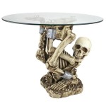 Design Toscano Contortionist Skeleton Table