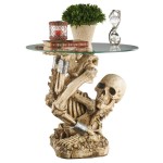 Design Toscano Contortionist Skeleton Table