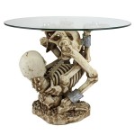 Design Toscano Contortionist Skeleton Table