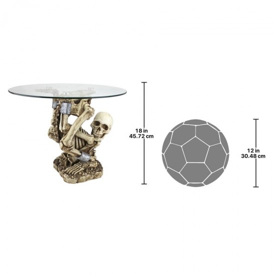 Design Toscano Contortionist Skeleton Table