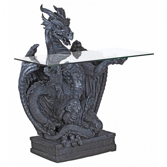 Design Toscano Subservient Dragon Table