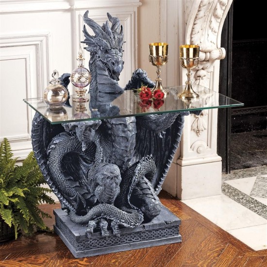 Design Toscano Subservient Dragon Table