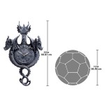 Design Toscano Past Present Future Dragon Clock