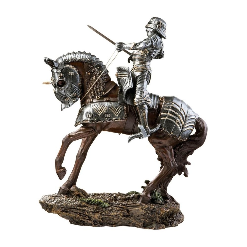 Design Toscano Silver Knight Of Blenheim Palace