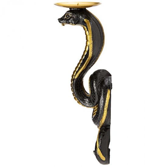 Design Toscano S/2 Renenutet Cobra Goddess Wall Sconces