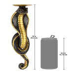 Design Toscano S/2 Renenutet Cobra Goddess Wall Sconces