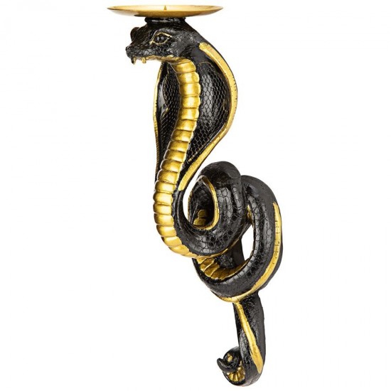 Design Toscano S/2 Renenutet Cobra Goddess Wall Sconces