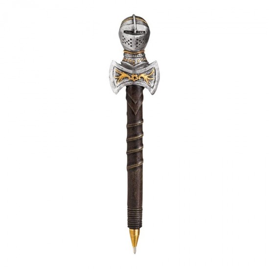 Design Toscano Double Ended Axe Knight Pen