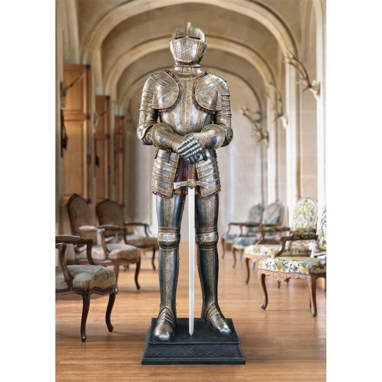 Design Toscano Knights Guard Medieval Armor With Sword