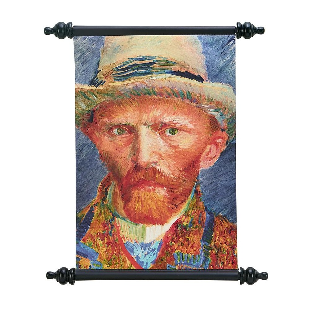 Design Toscano Vincent Van Gogh Self Portrait Scroll