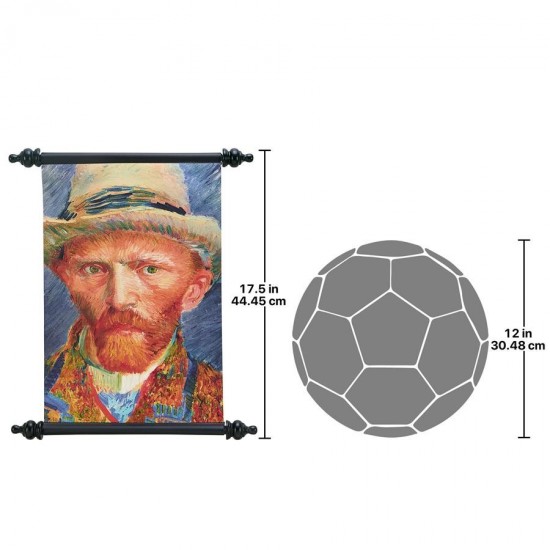 Design Toscano Vincent Van Gogh Self Portrait Scroll