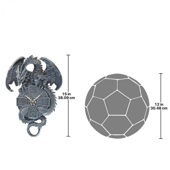 Design Toscano Celtic Timekeeper Dragon Clock