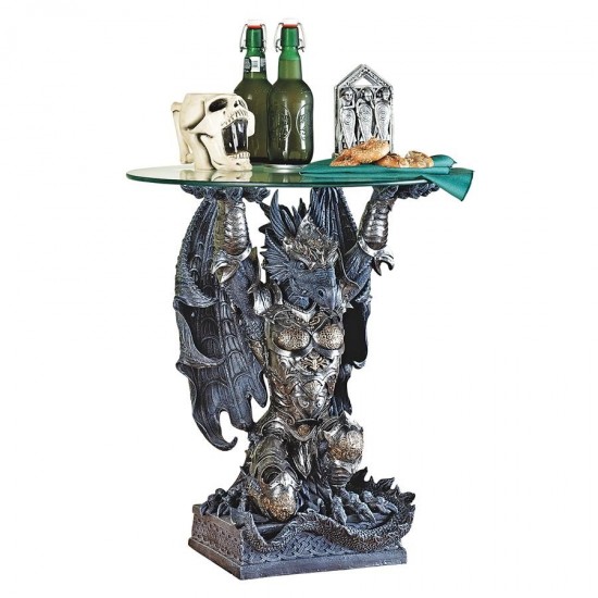 Design Toscano Hastings Warrior Dragon Table