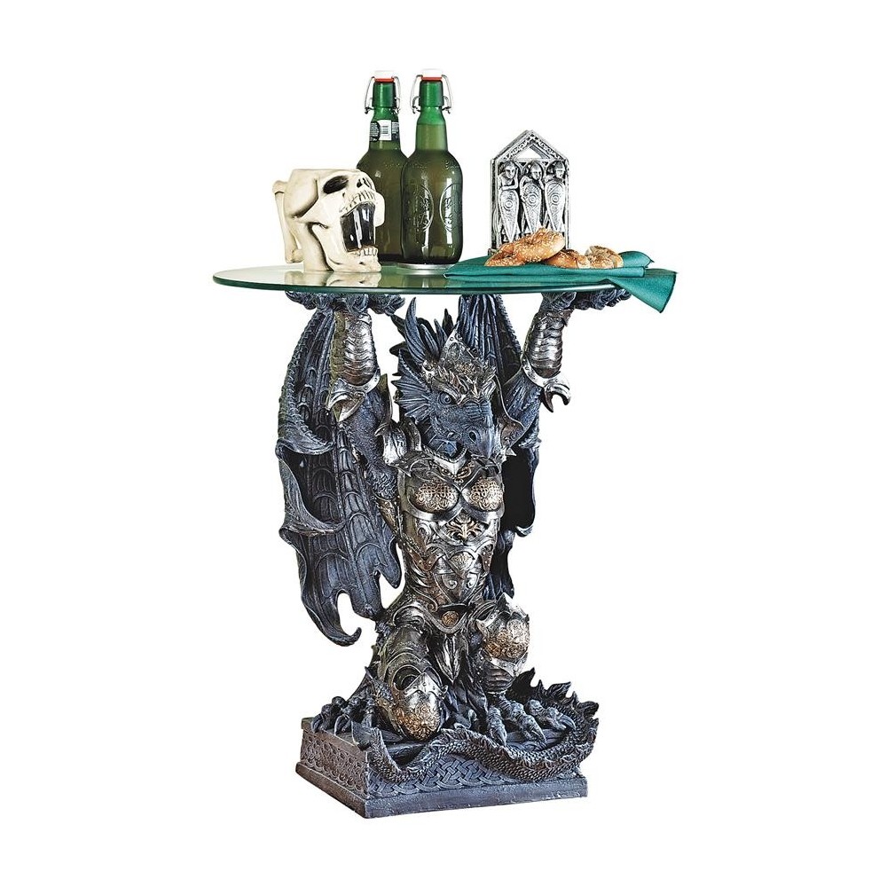 Design Toscano Hastings Warrior Dragon Table