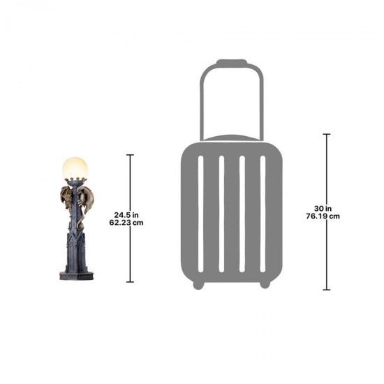 Design Toscano Gargoyle Of Eastmore Cathedral Lamp