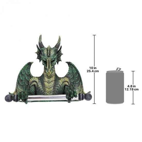 Design Toscano Commode Dragon Toilet Tissue Holder