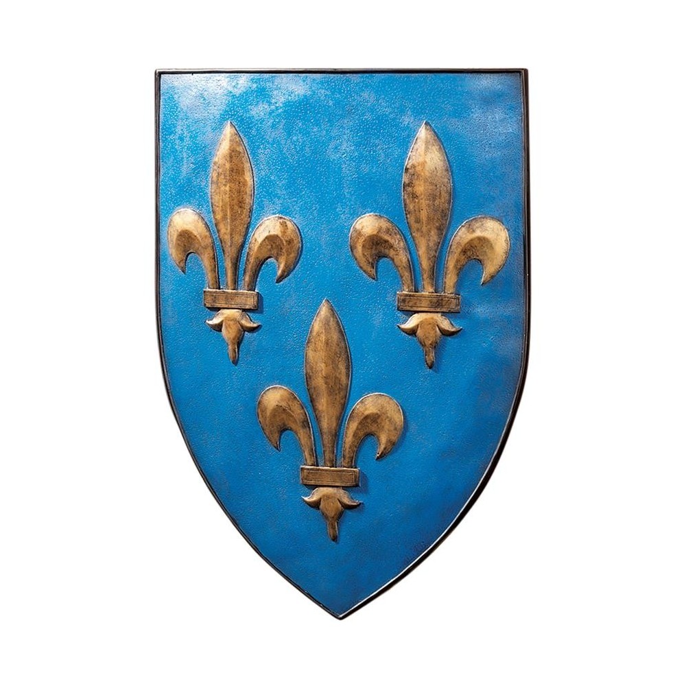 Design Toscano Fleur De Lis Shield Plaque