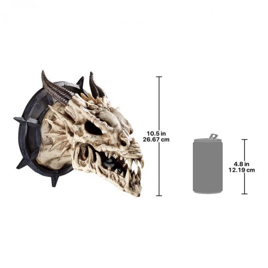 Design Toscano Horned Dragon Skull Trophy