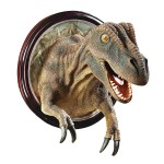 Design Toscano Framed T-Rex Scaled Dinosaur Wall Trophy