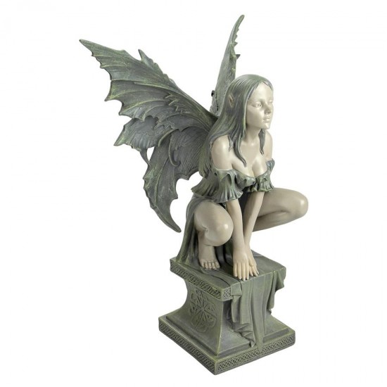 Design Toscano Fairy Winged Large Perilous Perch Statue