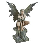 Design Toscano Small Celtic Fairy Perilous Perch Statue