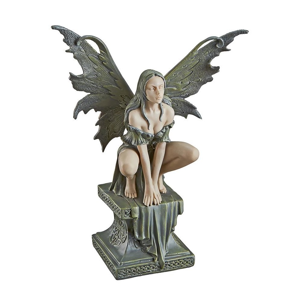 Design Toscano Small Celtic Fairy Perilous Perch Statue