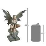 Design Toscano Small Celtic Fairy Perilous Perch Statue