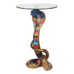 Design Toscano Renenutet Cobra Goddess Table