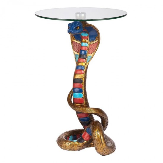 Design Toscano Renenutet Cobra Goddess Table