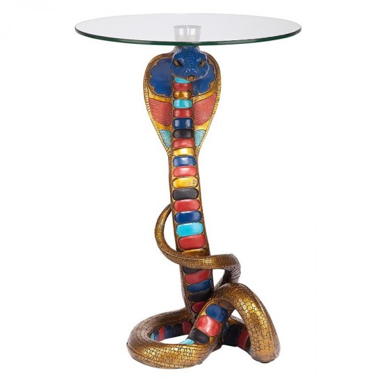 Design Toscano Renenutet Cobra Goddess Table